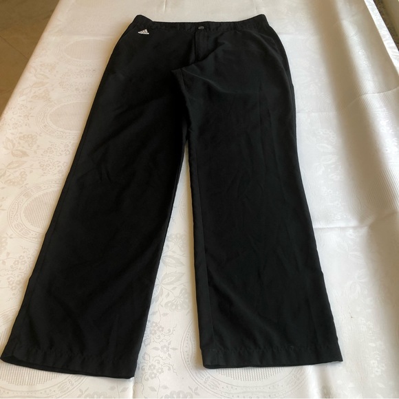 Adidas Climalite Men’s Size 32/32 Black Flat Front Golf Hiking Pants Dri-Fit - Picture 11 of 14